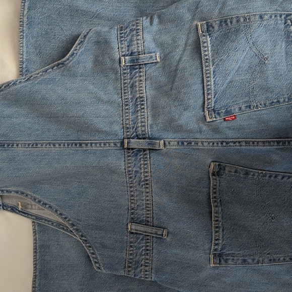 Levi's Tico Denim Jumper Dress (Irregular) - Picture 8 of 14